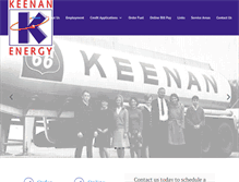 Tablet Screenshot of keenanenergy.com